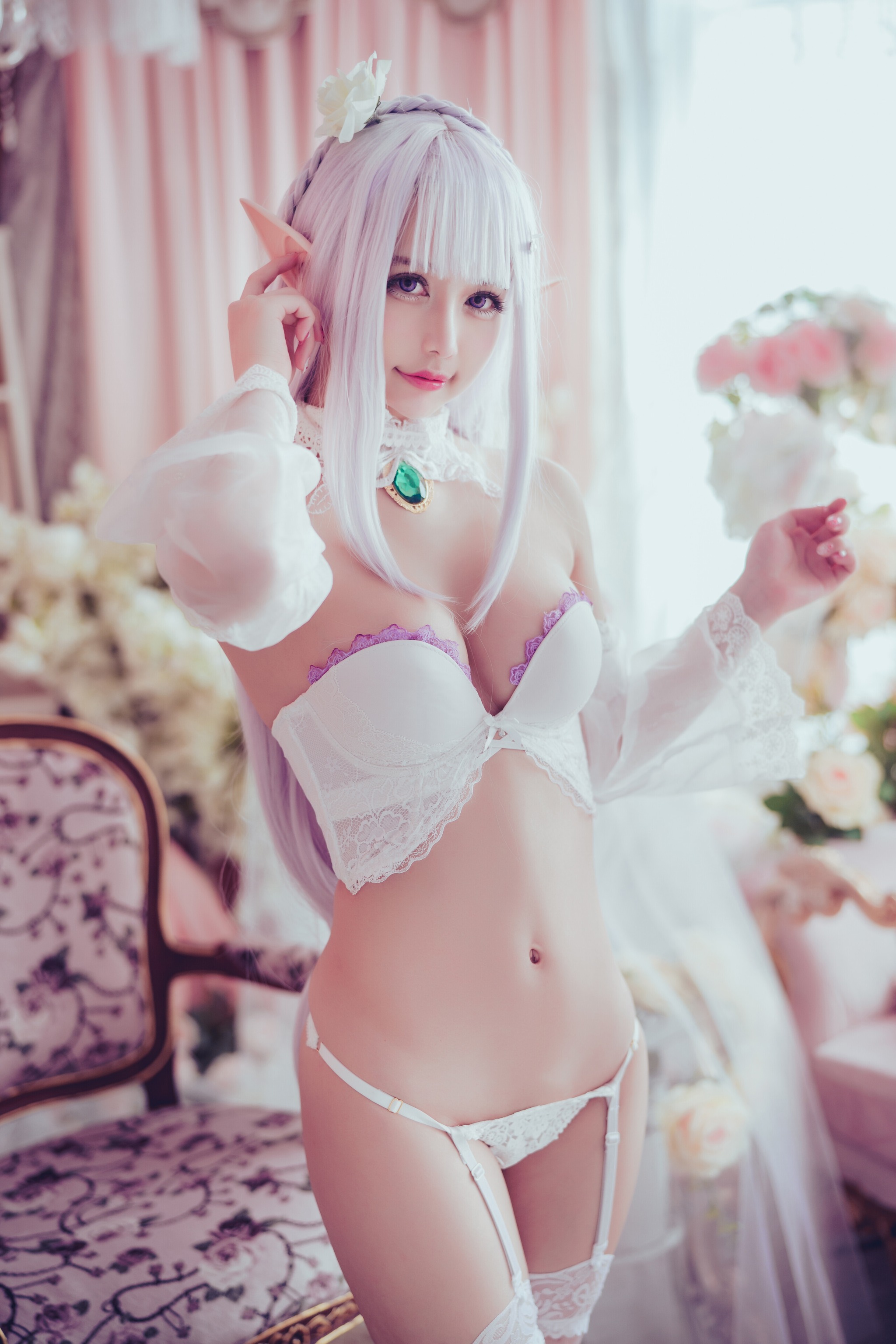图片[1]-沖田凜花Rinka – NO.080 Emilia[20P]-XikXak